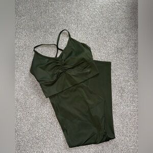 Gymshark Olive Green Activewear Set
